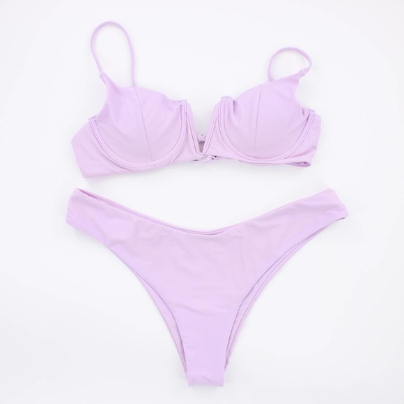 No Brand Other - NWOT Purple Lavender Bikini Sz L